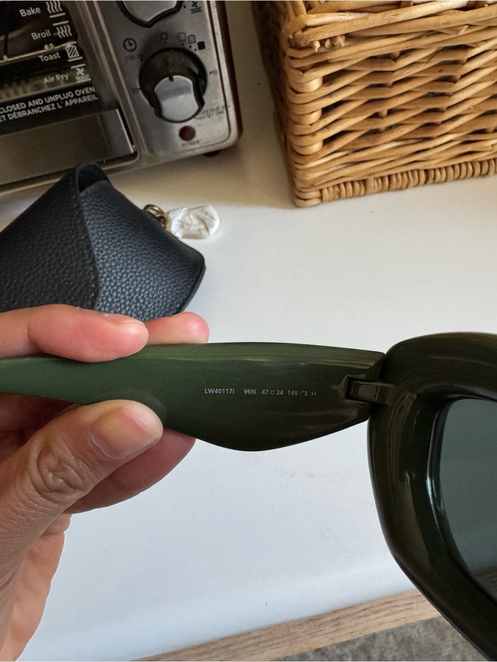 Loewe cat eye inflated green sunglasses - Picture 5 of 7